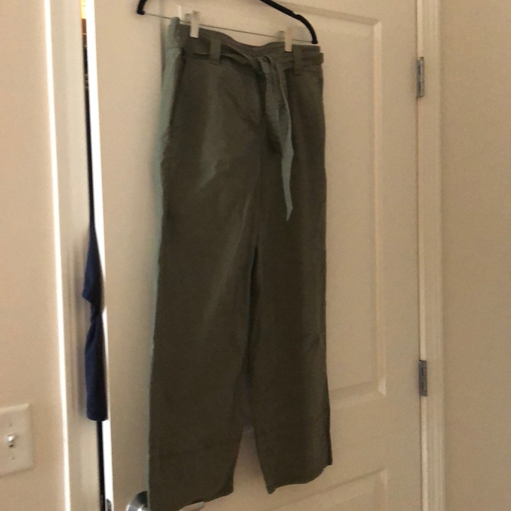 Super wide leg crop pant